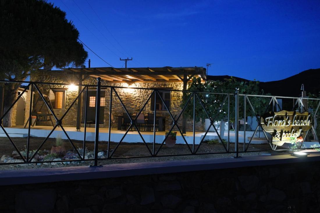 Flora'S Beach And Pool Villa In Syros Liaropá エクステリア 写真