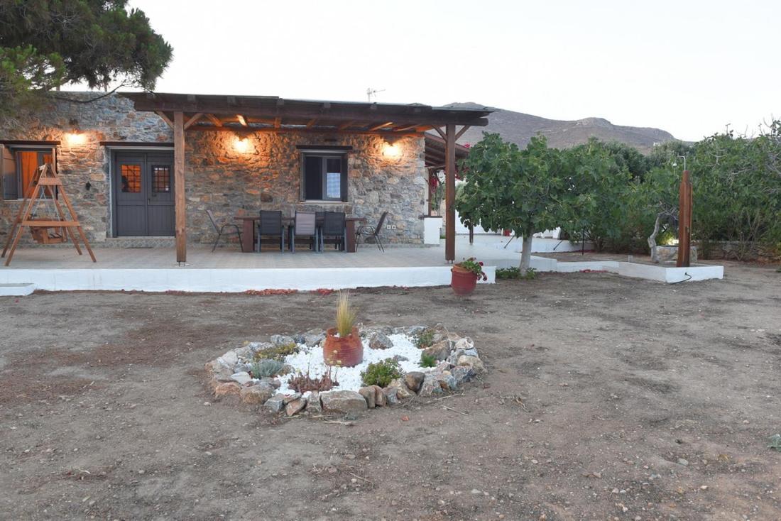 Flora'S Beach And Pool Villa In Syros Liaropá エクステリア 写真