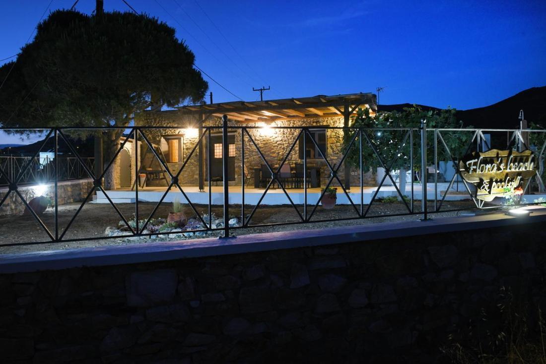 Flora'S Beach And Pool Villa In Syros Liaropá エクステリア 写真