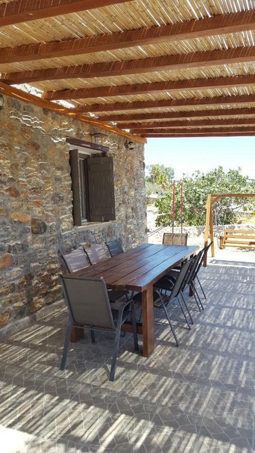 Flora'S Beach And Pool Villa In Syros Liaropá エクステリア 写真
